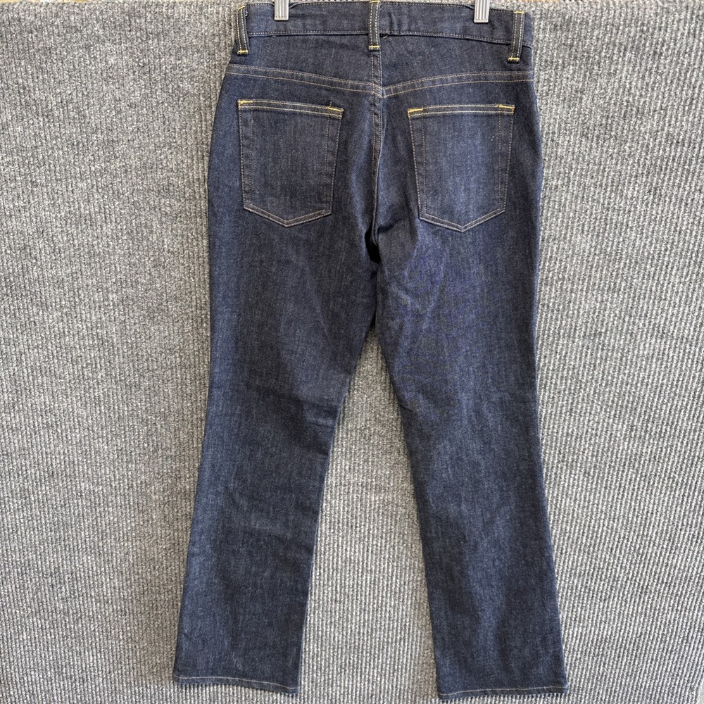 Banana Republic Womens Flare Stretch Denim Jeans Dark Wash‎ 0 Long Bell Bottom - Picture 7 of 8